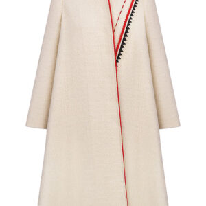 White coat with ornament